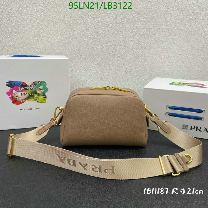 Prada Bag-(4A)-Diagonal- Code: LB3122 $ 124USD