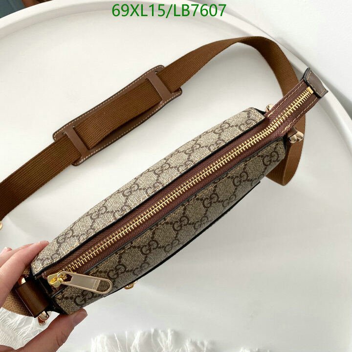 Gucci Bag-(4A)-Diagonal-,Code: LB7607,$ 90USD