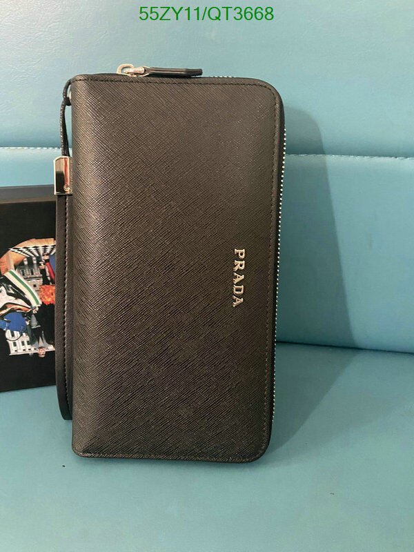 Prada Bag-(4A)-Wallet- Code: QT3668 $ 72USD