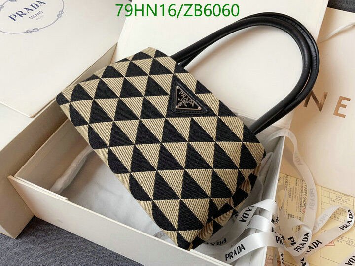 Prada Bag-(4A)-Handbag-,Code: ZB6060,$ 103USD