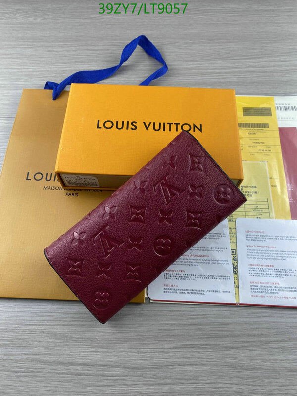 LV Bags-(4A)-Wallet-,Code: LT9057,$ 51USD