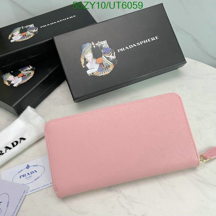 Prada Bag-(4A)-Wallet- Code: UT6059 $ 72USD