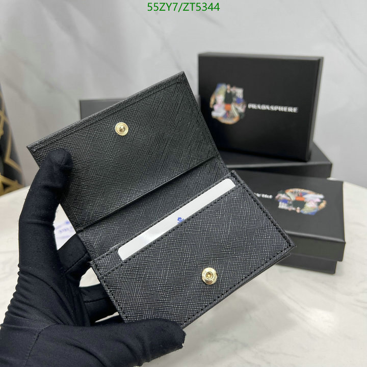 Prada Bag-(4A)-Wallet-,Code: ZT5344,$ 72USD