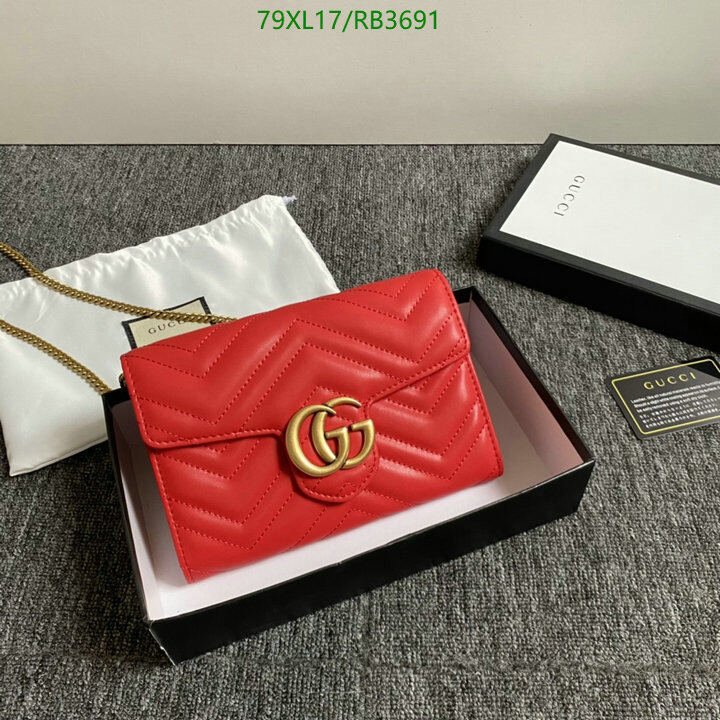 Gucci Bag-(4A)-Diagonal- Code: RB3691 $ 103USD