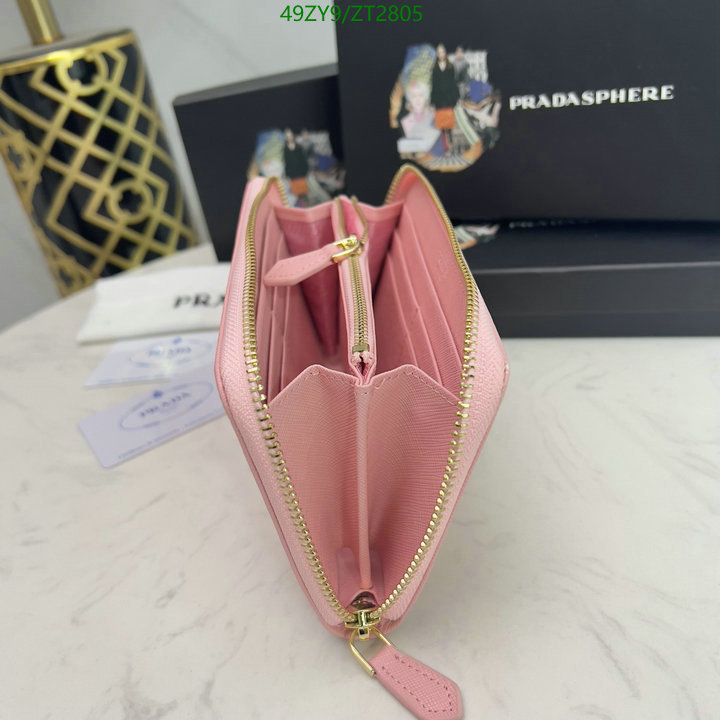 Prada Bag-(4A)-Wallet-,Code: ZT2805,$ 64USD