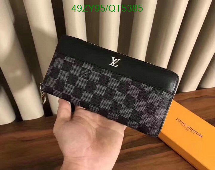 LV Bag-(4A)-Wallet- Code: QT5385 $ 64USD