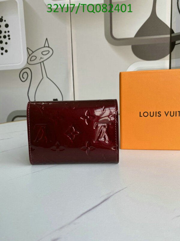LV Bags-(4A)-Wallet-,Code: TQ082401,$ 42USD