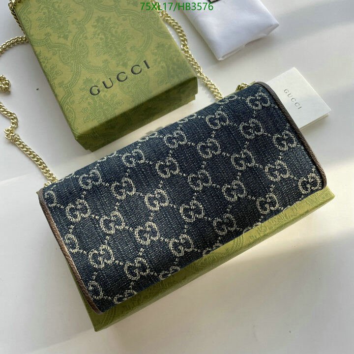 Gucci Bag-(4A)-Diagonal-,Code: HB3576,$ 98USD