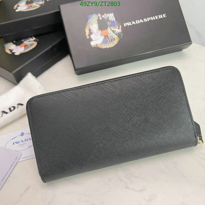 Prada Bag-(4A)-Wallet-,Code: ZT2803,$ 64USD