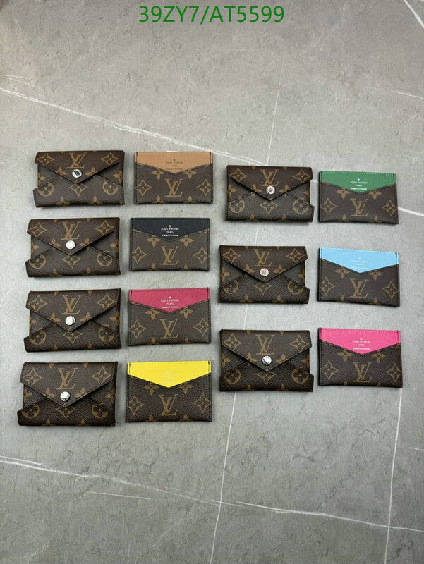 LV Bag-(4A)-Wallet- Code: AT5599 $ 51USD