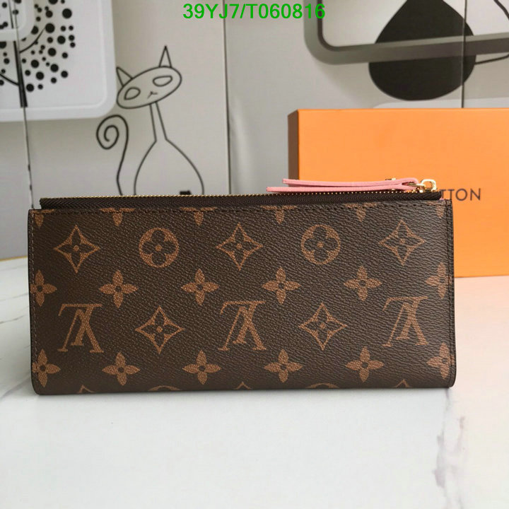 LV Bags-(4A)-Wallet-,Code: T060816,$ 51USD