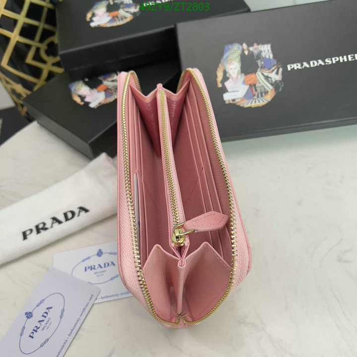 Prada Bag-(4A)-Wallet-,Code: ZT2803,$ 64USD
