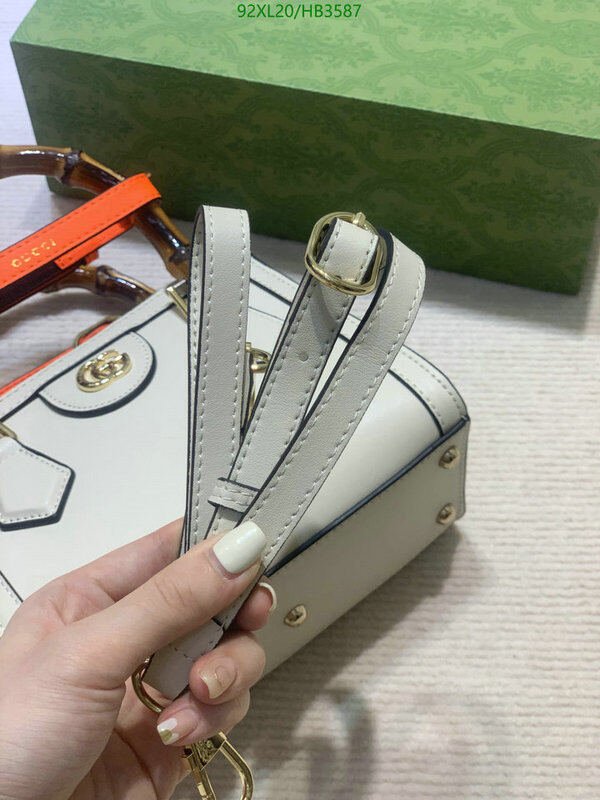 Gucci Bag-(4A)-Diana-Bamboo-,Code: HB3587,$ 120USD
