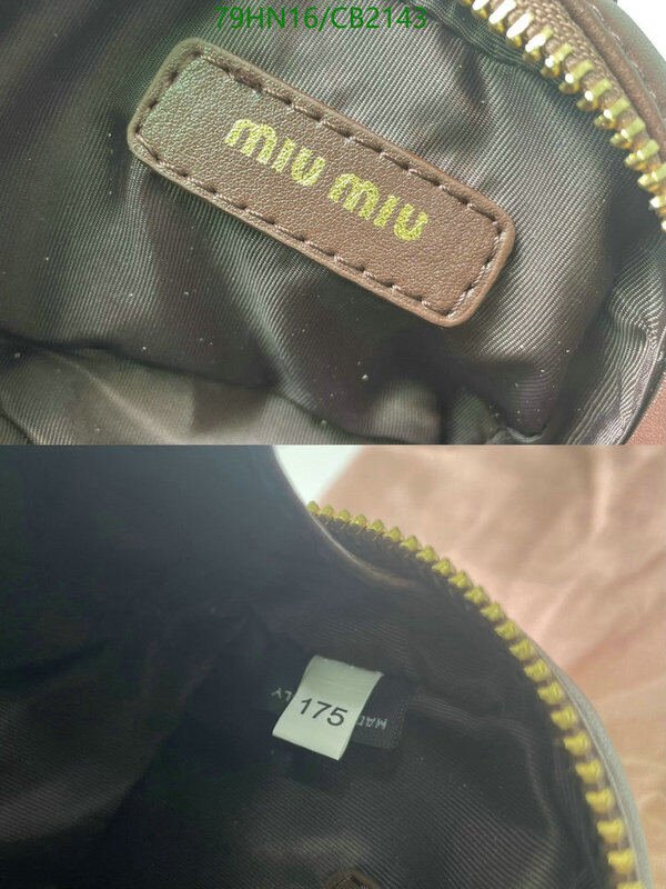 Miu Miu Bag-(4A)-Crossbody- Code: CB2143 $ 103USD