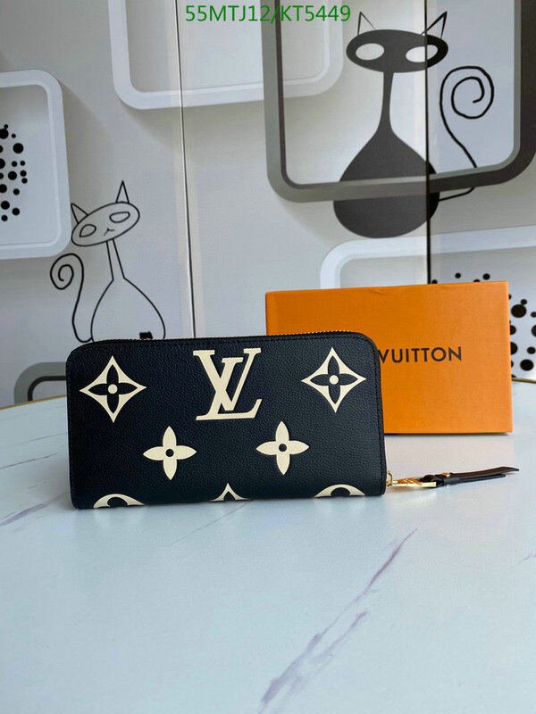 LV Bags-(4A)-Wallet-,Code: KT5449,$ 72USD