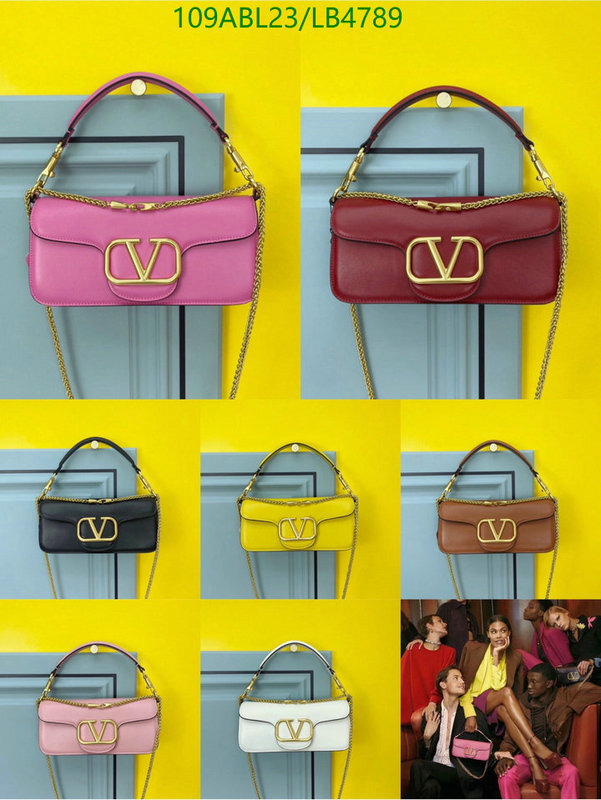 Valentino Bag-(4A)-LOC-V Logo ,Code: LB4789,$ 142USD