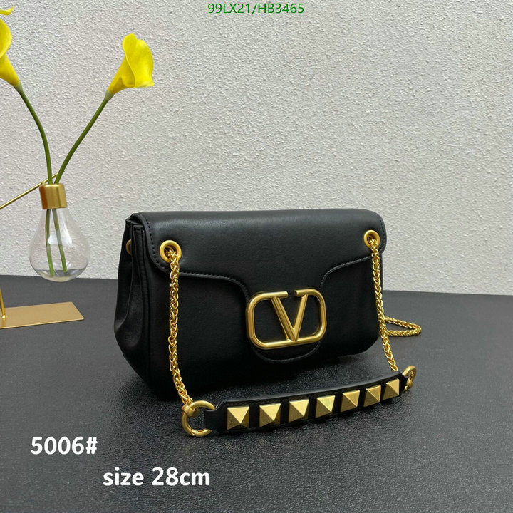 Valentino Bag-(4A)-LOC-V Logo ,Code: HB3465,$ 129USD