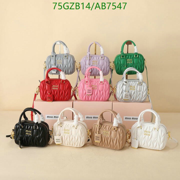 Miu Miu Bag-(4A)-Crossbody- Code: AB7547 $ 98USD