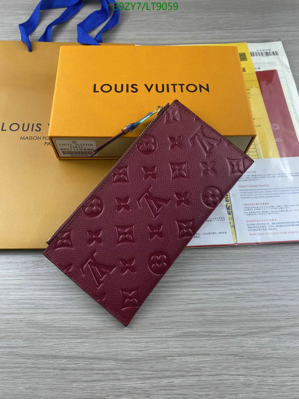 LV Bags-(4A)-Wallet-,Code: LT9059,$ 51USD
