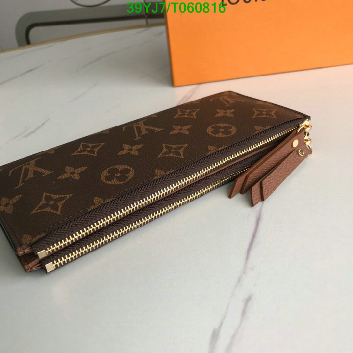 LV Bags-(4A)-Wallet-,Code: T060816,$ 51USD
