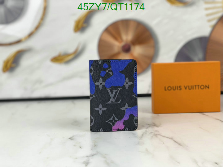 LV Bag-(4A)-Wallet- Code: QT1174 $ 59USD