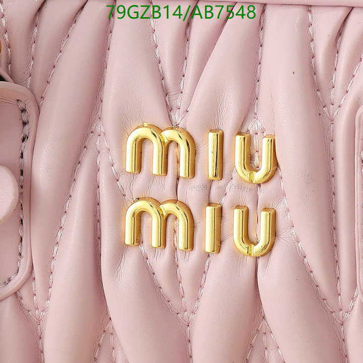 Miu Miu Bag-(4A)-Crossbody- Code: AB7548 $ 103USD