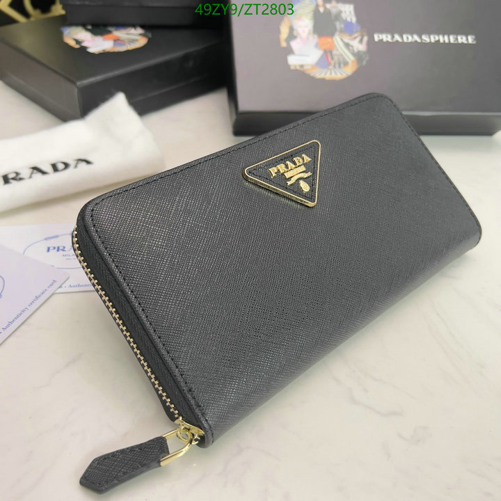 Prada Bag-(4A)-Wallet-,Code: ZT2803,$ 64USD