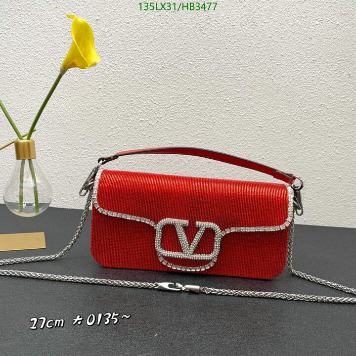 Valentino Bag-(4A)-LOC-V Logo ,Code: HB3477,$ 176USD