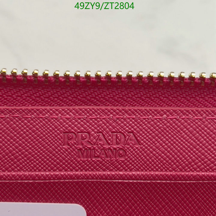 Prada Bag-(4A)-Wallet- Code: ZT2804 $ 64USD