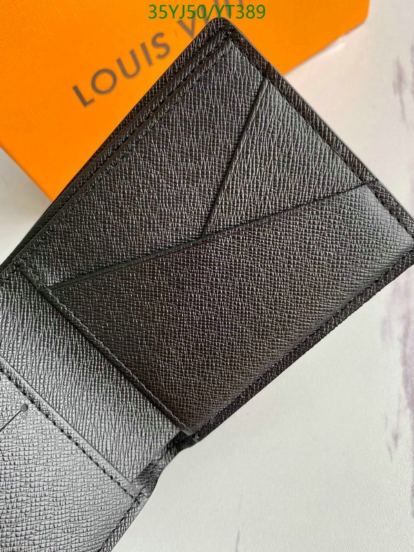 LV Bags-(4A)-Wallet-,Code: YT389,$ 46USD