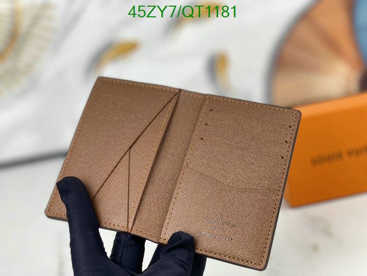 LV Bag-(4A)-Wallet- Code: QT1181 $ 59USD