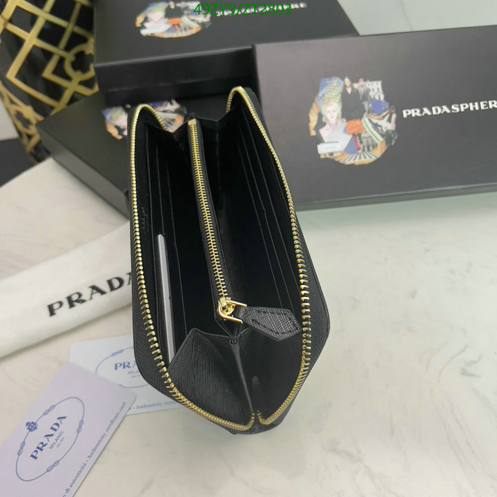 Prada Bag-(4A)-Wallet-,Code: ZT2803,$ 64USD
