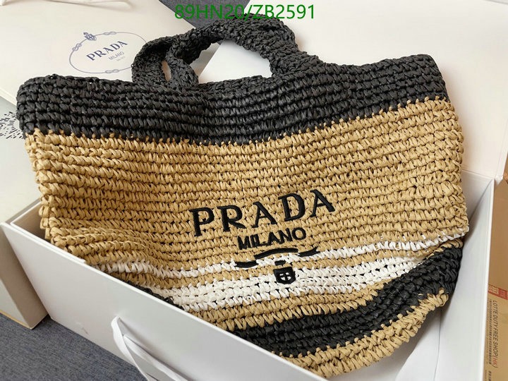Prada Bag-(4A)-Handbag- Code: ZB2591 $ 116USD