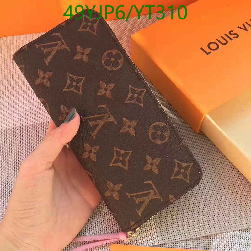 LV Bags-(4A)-Wallet-,Code: YT310,$ 64USD