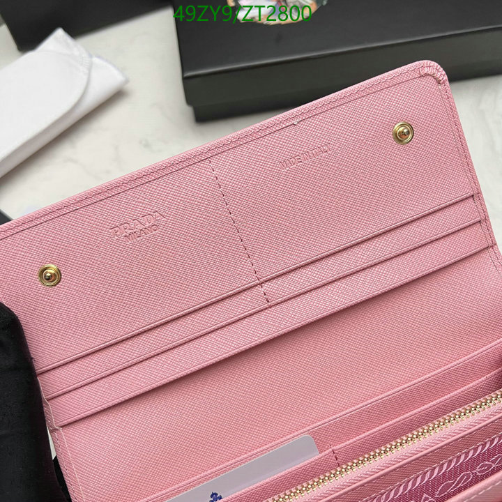 Prada Bag-(4A)-Wallet-,Code: ZT2800,$ 64USD