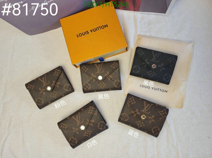 LV Bags-(4A)-Wallet-,Code: HT5248,$ 51USD