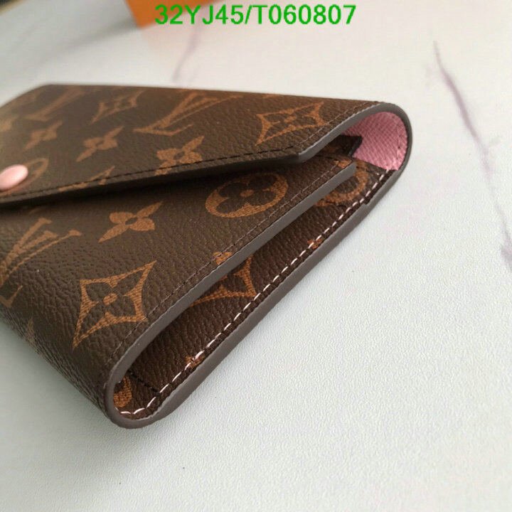 LV Bags-(4A)-Wallet-,Code: T060807,$ 42USD