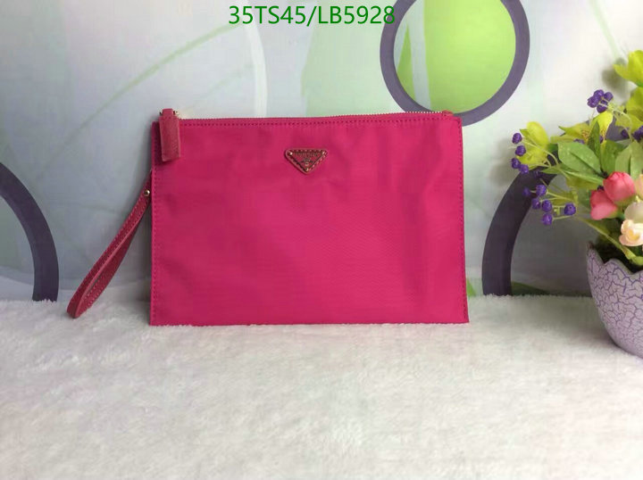 Prada Bag-(4A)-Clutch- Code: LB5928 $ 46USD