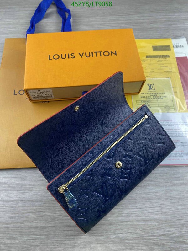 LV Bags-(4A)-Wallet-,Code: LT9058,$ 59USD