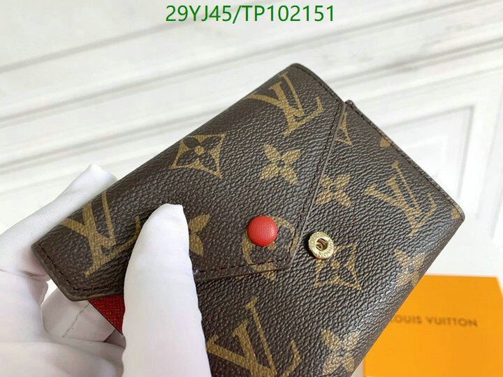 LV Bags-(4A)-Wallet-,Code: TP102151,$ 38USD