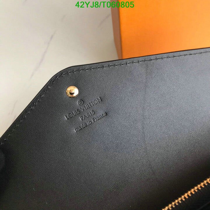 LV Bags-(4A)-Wallet-,Code: T060805,$ 55USD