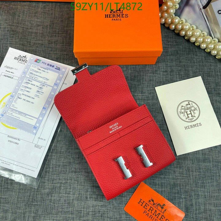 Hermes Bag-(4A)-Wallet-,Code: LT4872,$ 77USD