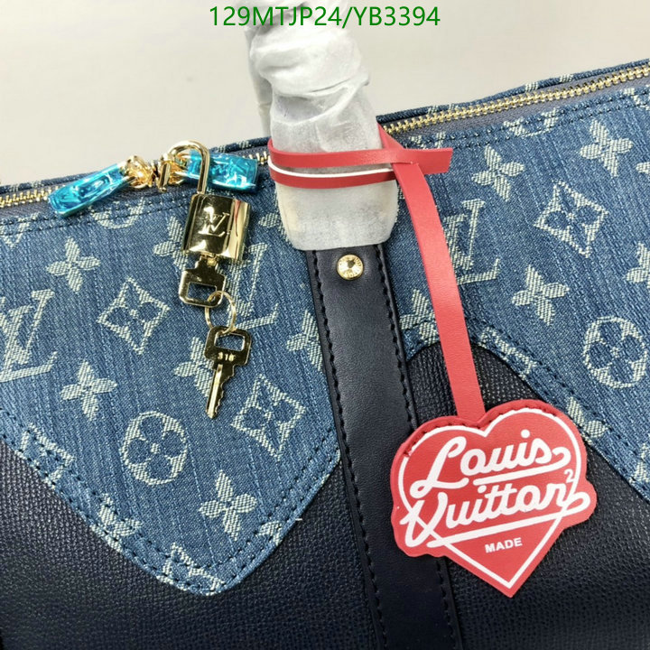 LV Bags-(4A)-Keepall BandouliRe 45-50-,Code: YB3394,$ 168USD
