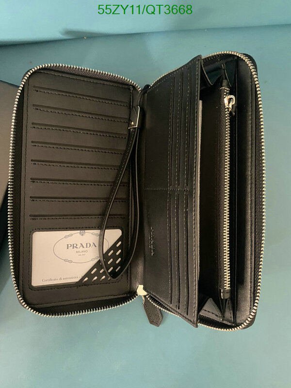 Prada Bag-(4A)-Wallet- Code: QT3668 $ 72USD