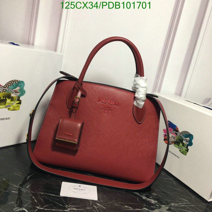 Prada Bag-(4A)-Handbag-,Code: PDB101701,$ 163USD
