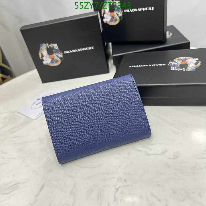 Prada Bag-(4A)-Wallet-,Code: ZT5343,$ 72USD