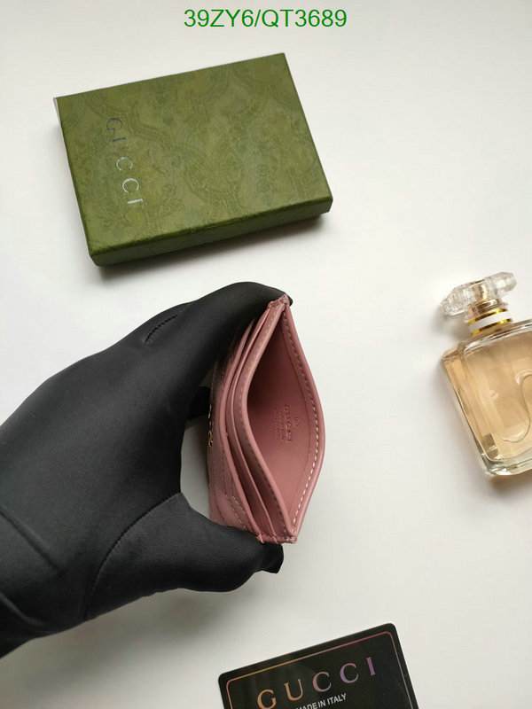 Gucci Bag-(4A)-Wallet- Code: QT3689 $ 51USD