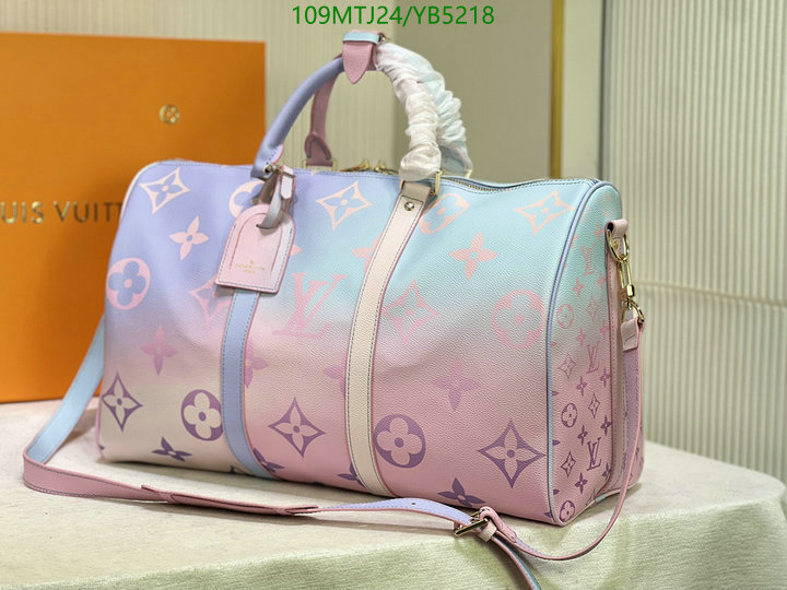 LV Bags-(4A)-Keepall BandouliRe 45-50-,Code: YB5218,$ 142USD
