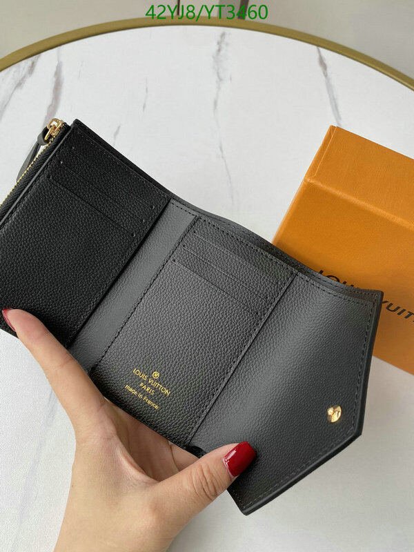 LV Bags-(4A)-Wallet-,Code: YT3460,$ 55USD