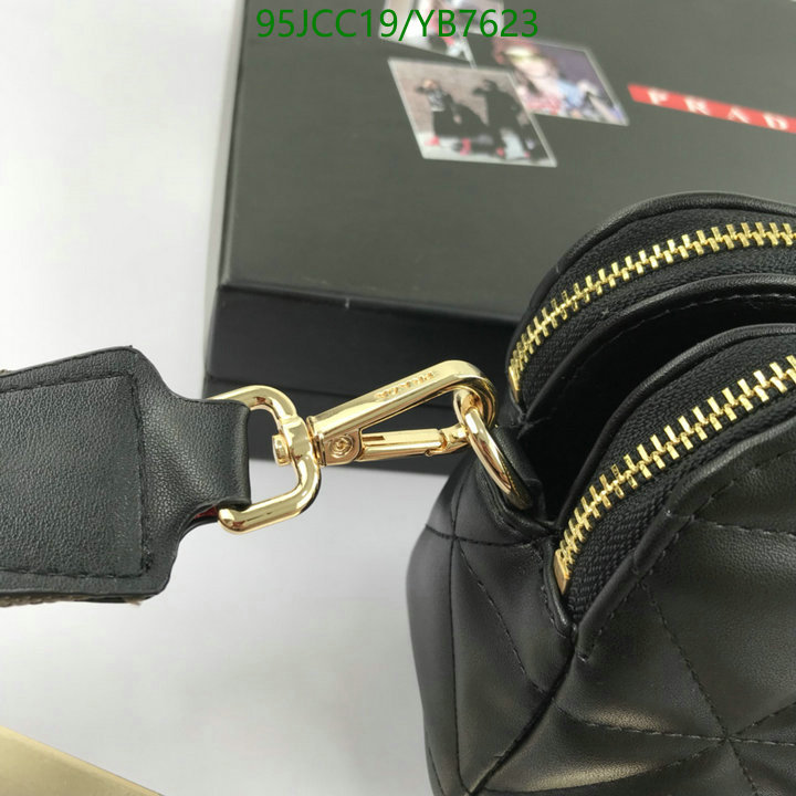 Prada Bag-(4A)-Diagonal-,Code: YB7623,$ 124USD